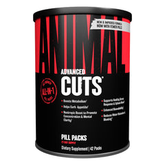 Animal Cuts thermogenic packs support focused fat burning and energy for workouts.