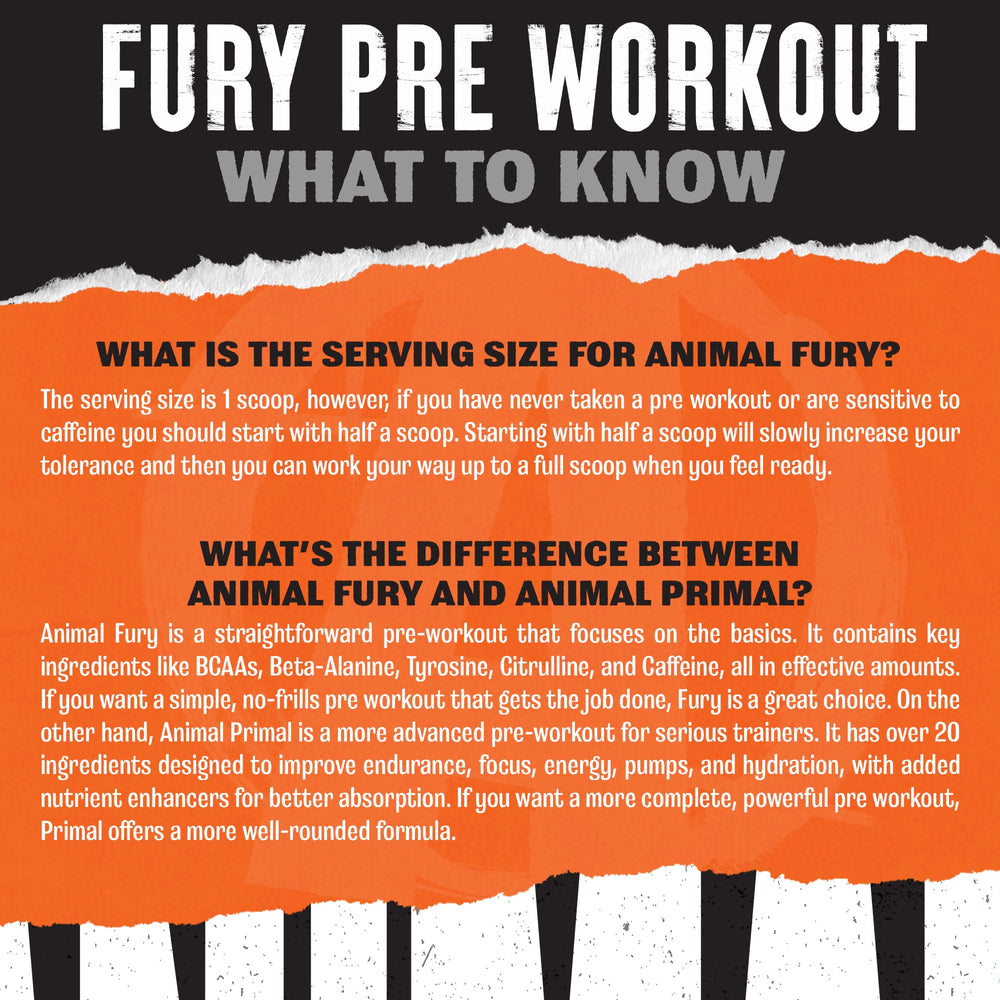 Citrulline Malate in Animal Fury helping blood flow and muscle pump.