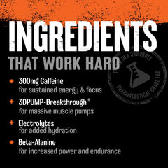 Animal Primal in hand during gym session aiding endurance and focus