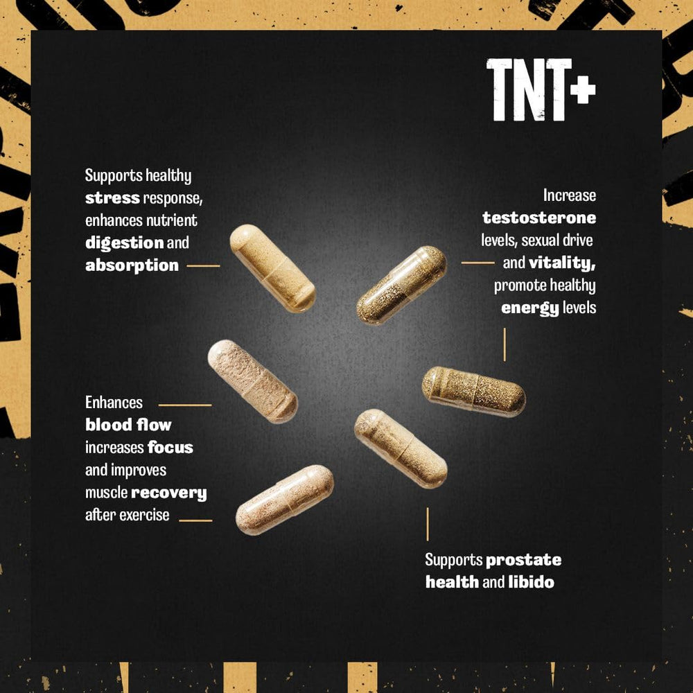 Animal TNT+ GMP-certified manufacturing badge signals quality and safety.