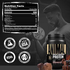Animal Whey Isolate brand packaging — premium protein option for athletes.