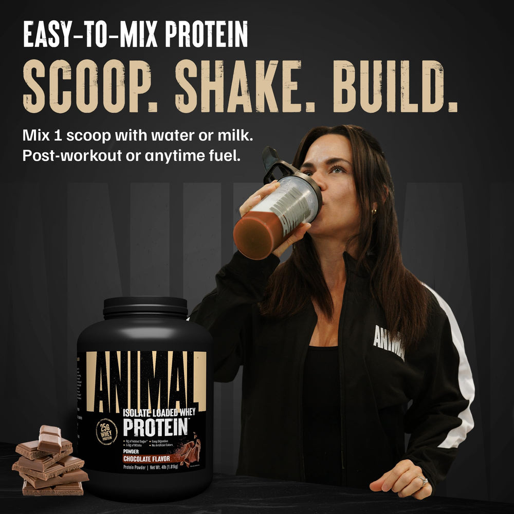 Animal Whey Isolate digestive enzymes label — indicates enzymes to aid digestion