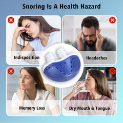 Anitiate Mini device dual-turbo fans open nasal passages for easier breathing.