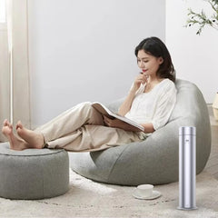 ANTAL HAYAT diffuser showcasing 1200 sq ft coverage in open-plan space