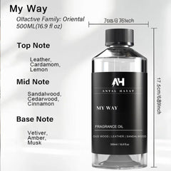 ANTAL HAYAT My Way diffuser on table for a hotel-inspired home fragrance