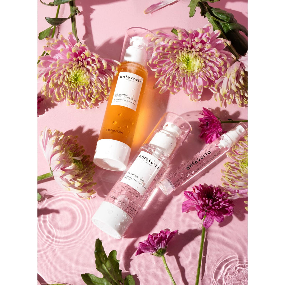 Antevorta Feminine Wash provides a refreshing rinse after cleansing.