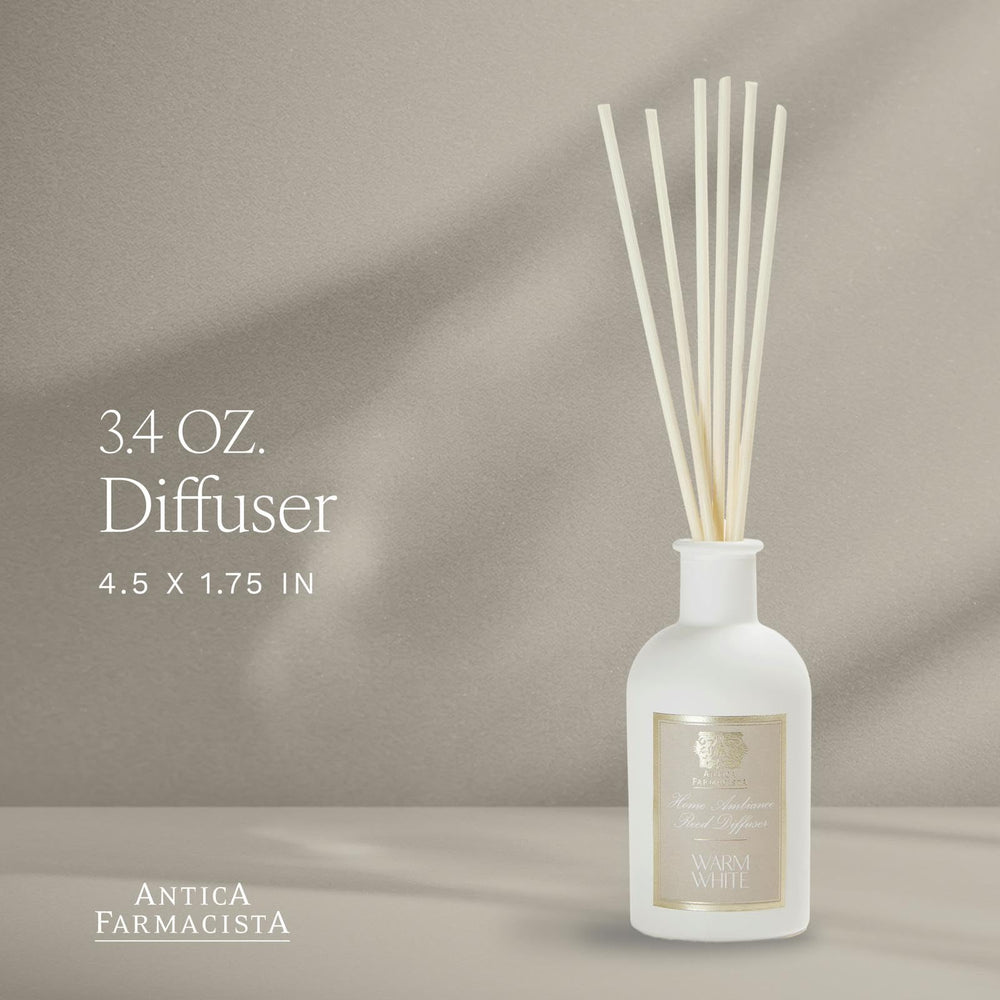 Antica Farmacista diffuser reeds closeup for adjustable scent intensity throughout the day.