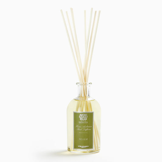 Antica Farmacista Fig Leaf bottle showcases elegant apothecary design for a refined home scent.