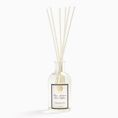 Antica Farmacista Prosecco reed diffuser bottle releasing citrus and floral notes to refresh spaces.