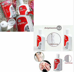 Antiphlamine massage lotion rapidly absorbs for a light, non-greasy feel