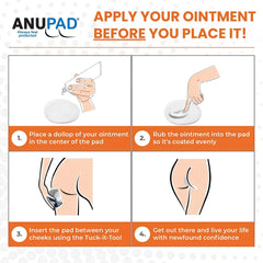 ANUPAD disposable pads for hemorrhoids care keep clothes clean.