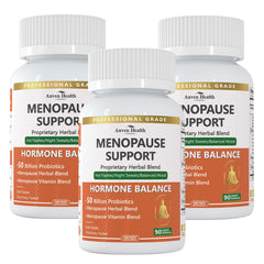 Anven Health menopause probiotic bottle supporting gut balance and daily comfort