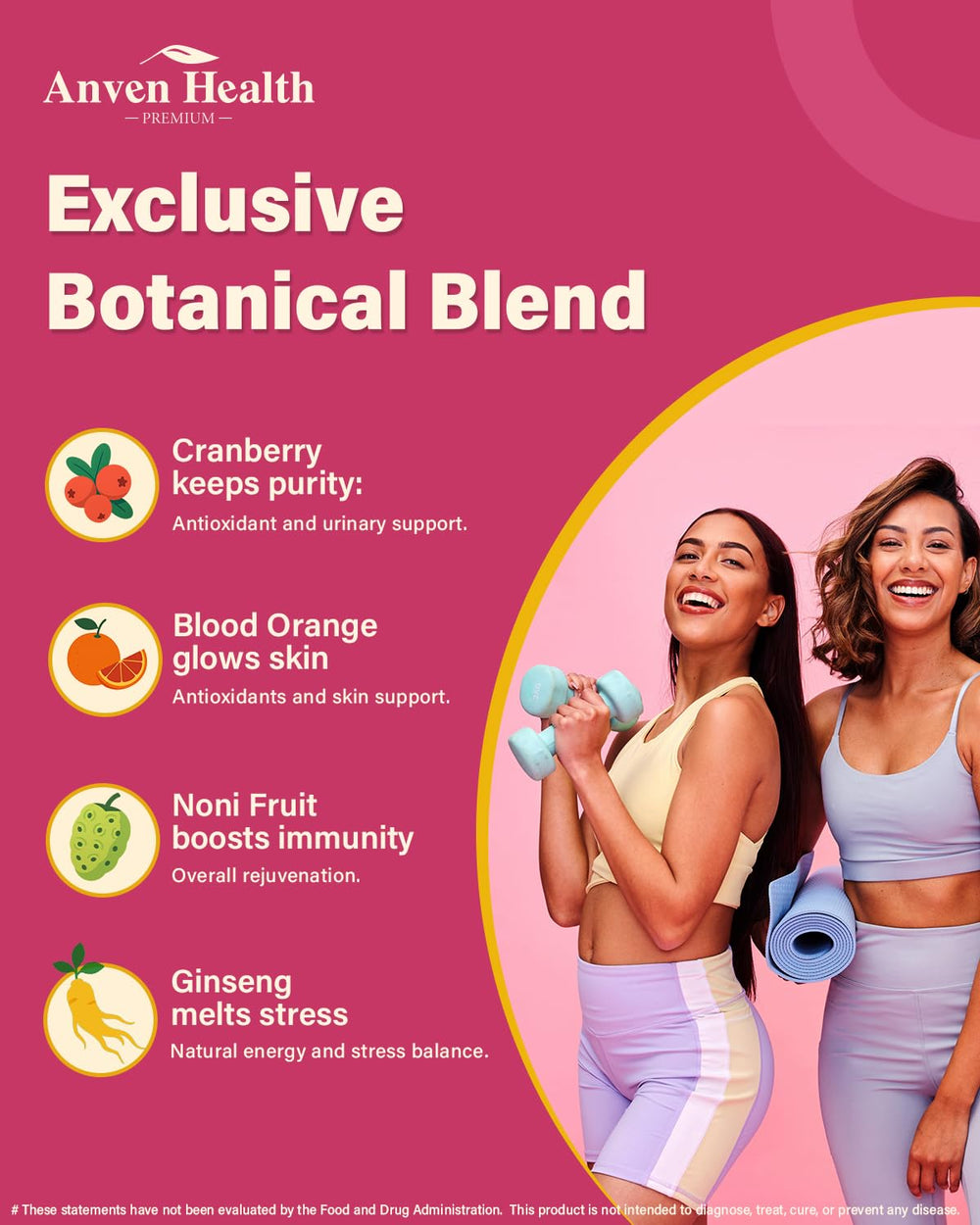 Anven Health Probiotics capsule close-up highlighting immune support