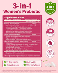 Anven Health Probiotics vegan, non-GMO formula for daily feminine wellness