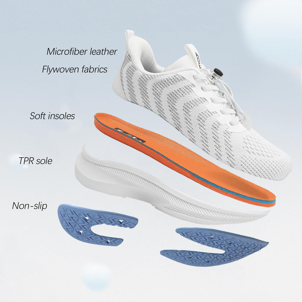 AOE non-slip sole provides traction and cushioned steps