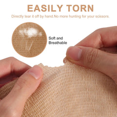 AOITMZAY bandage wrap water-resistant fabric close-up shows breathable material staying secure during light sweat
