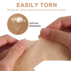 AOITMZAY bandage wrap close-up demonstrates water-resistant stretch for active use.