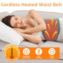 AOKESTE back heating pad with adjustable strap for secure fit
