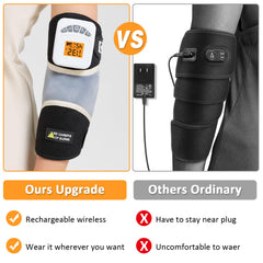 Ergonomic elbow design targets tennis and golfer's elbow with dual-action relief