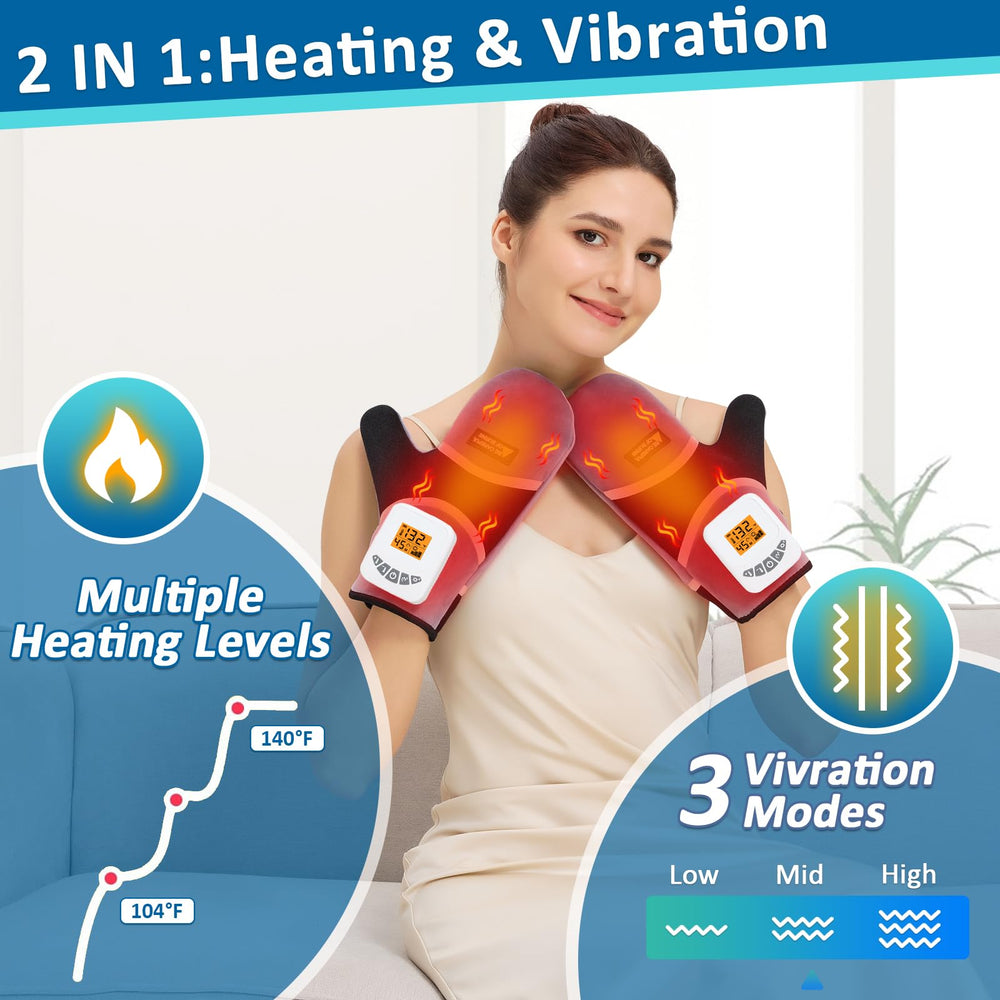 AOKESTE cordless hand warmer showing adjustable warmth for personalized comfort