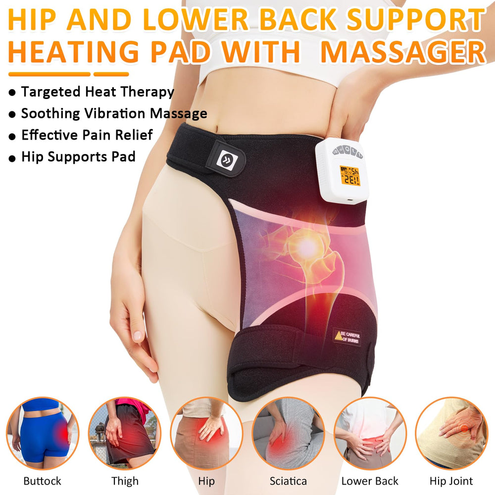 AOKESTE cordless heating pad powered by a 5000mAh battery for travel