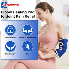 AOKESTE elbow heating pad wraparound design providing personalized support