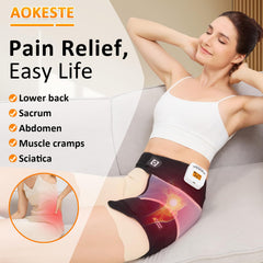 AOKESTE targeted heat and vibration for hip, lower back and buttocks relief
