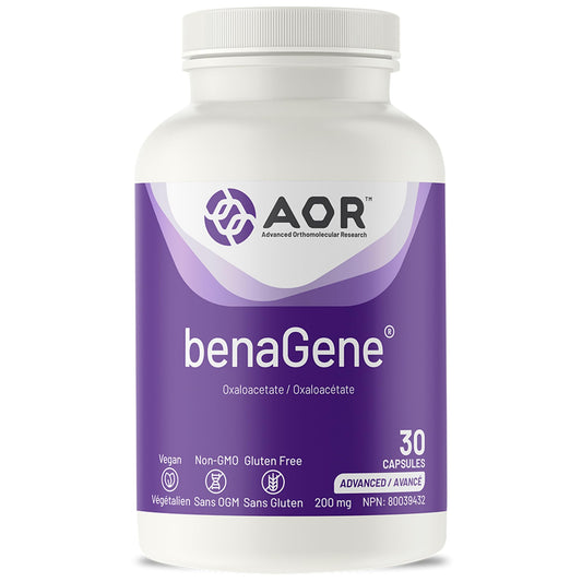 AOR Benagene capsules bottle front for daily use