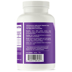AOR Gastro Relief bottle back label detail highlighting vegan, allergen-free formula for gastric comfort