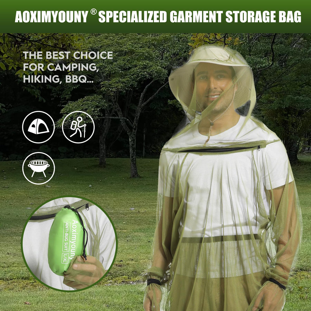 Aoximyouny mosquito suit mitts protect hands in buggy environments.