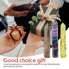 Apengshi Citrine Tower supports DIY crafts and home projects.