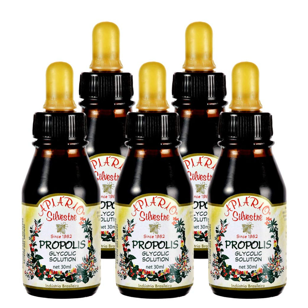 Apiario Silvestre Green Propolis bottle with dropper for daily use