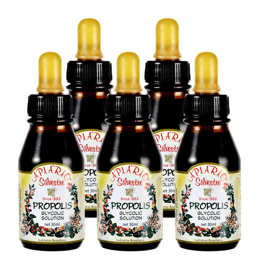 Apiario Silvestre Green Propolis bottle with dropper for daily use