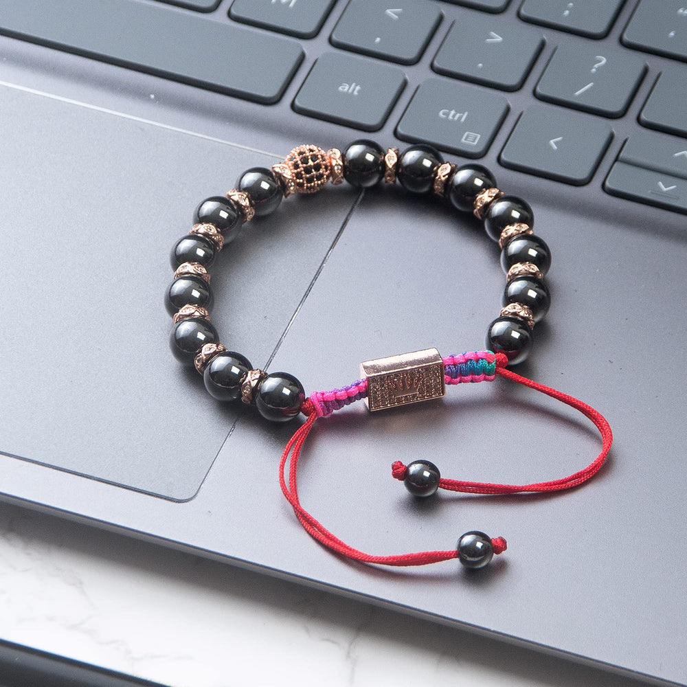 Apocalyptic-K adjustable bracelet clasp showing easy fit for most wrists.
