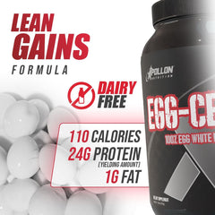 Apollon Nutrition Egg-Cellent dairy-free formula prepared into a shake.