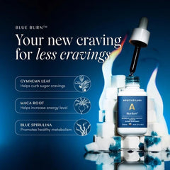 Apothékary Metabolic Duo dropper dispensing under tongue for quick use.