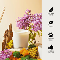APOTHEKE Wick care: trim wick for a slower, even burn.