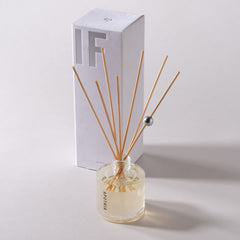APOTHIA IF Mini diffuser on white minimalist setup enhances modern decor