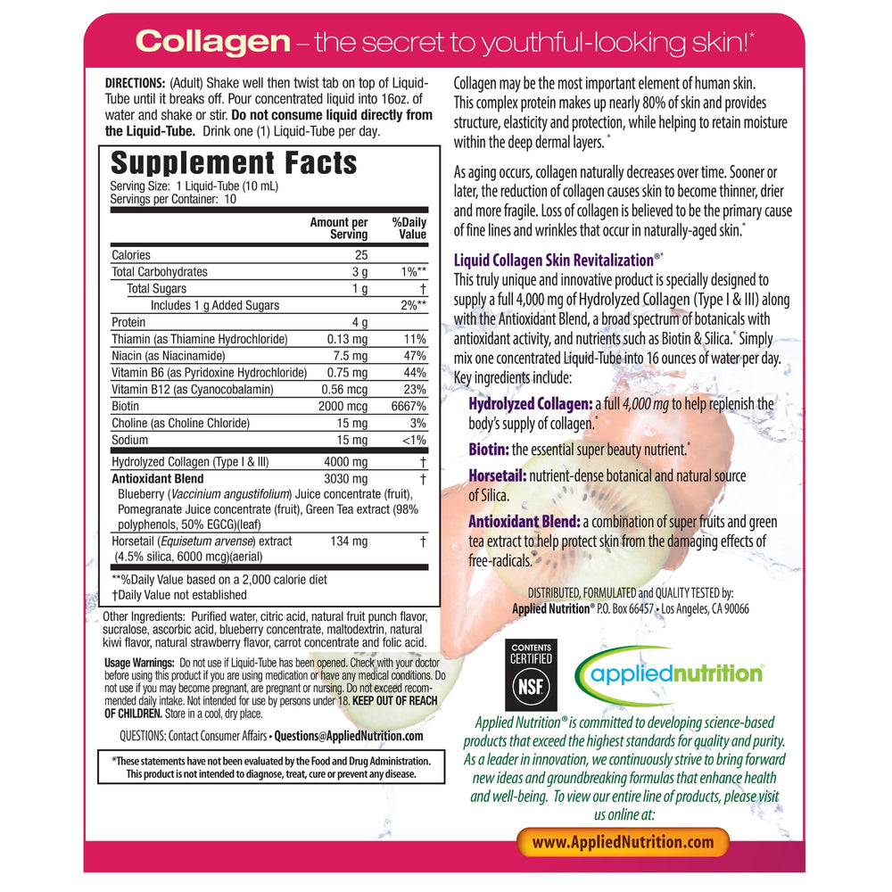 Applied Nutrition daily-use routine with tropical flavor ready to enjoy.