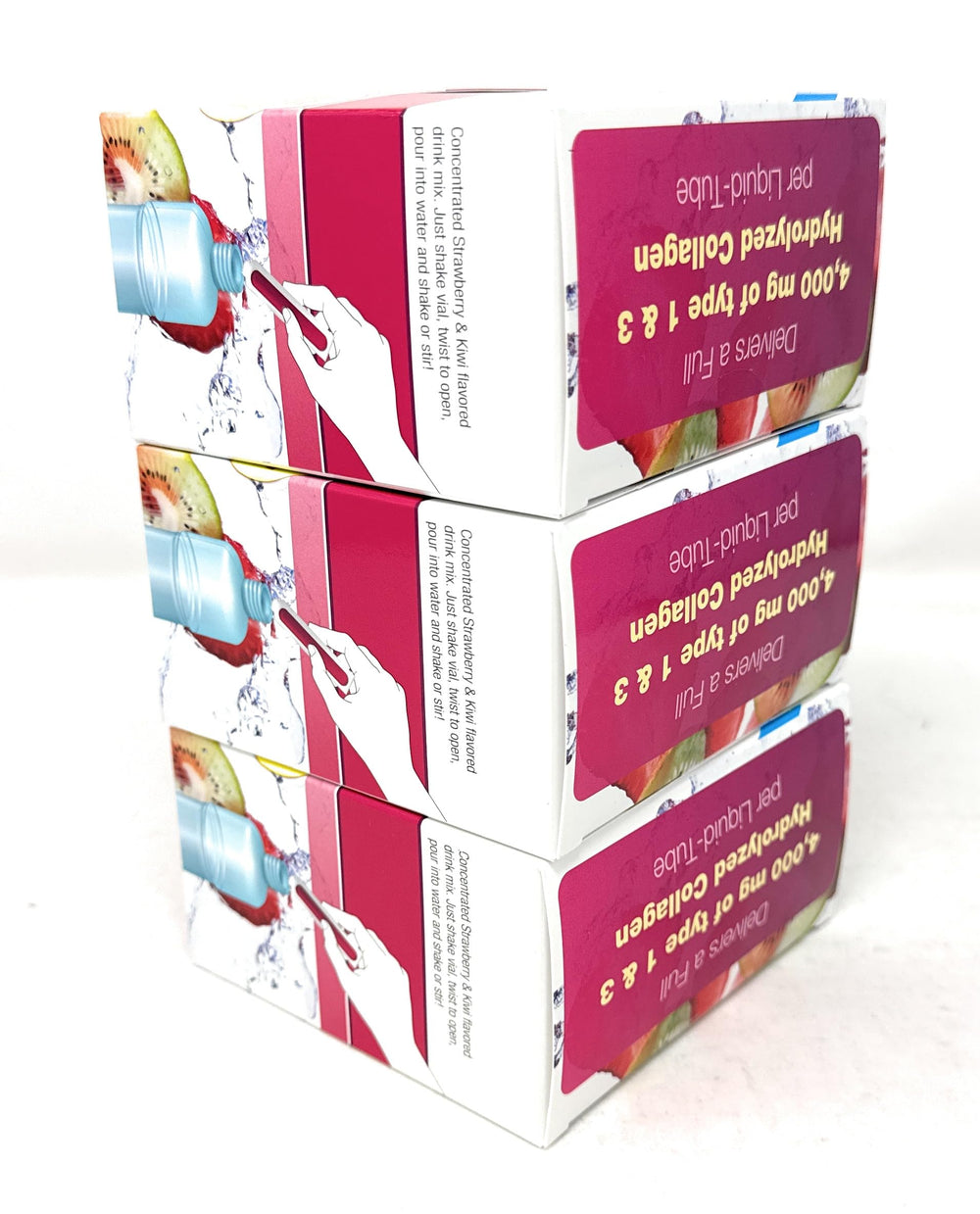 Store shelf display featuring Applied Nutrition liquid collagen