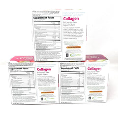 Strawberry-kiwi flavored liquid collagen glass ready to enjoy