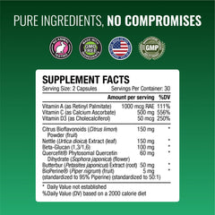 Approved Science Allergysyl packaging emphasizes vegan-friendly, additive-free formulation.