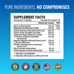 Approved Science Anxietex vegan symbol signals plant-based wellness options.