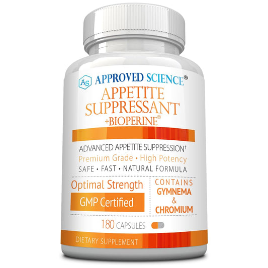 Approved Science appetite bottle label for daily wellness support