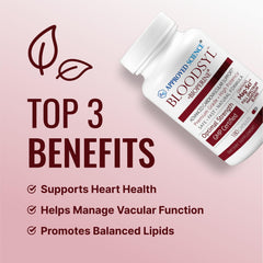 Approved Science Bloodsyl capsules in hand illustrating easy daily intake.