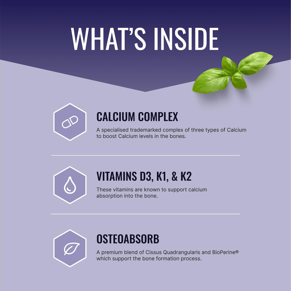 Approved Science Bonesyl bottle label detail highlights K2 and magnesium in the formula
