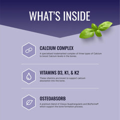 Approved Science Bonesyl bottle label detail highlights K2 and magnesium in the formula