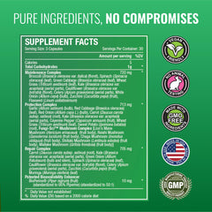 Approved Science Fruits & Veggies mushroom-berry complex image, antioxidants.