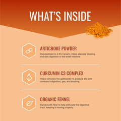 Approved Science Gaslys artichoke powder scoop highlighting digestive comfort support