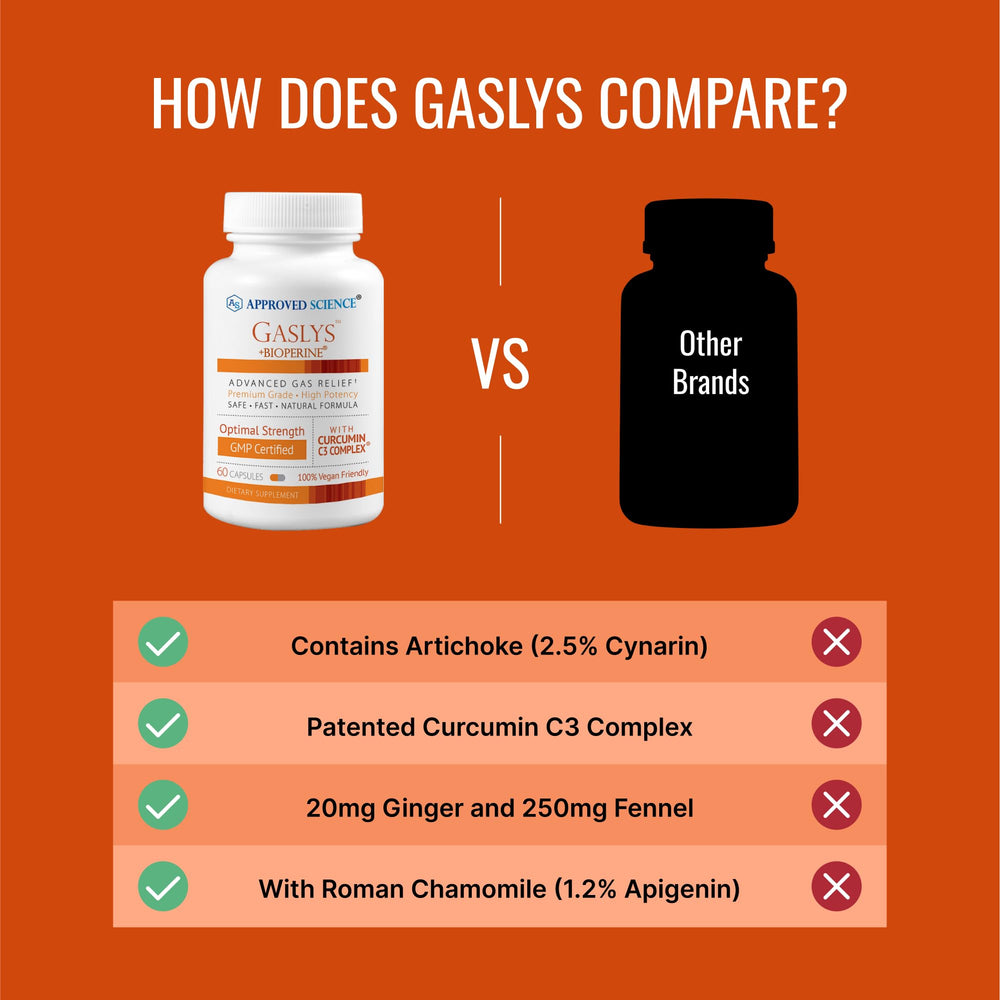 Fennel seed powder in Gaslys for calm, plant-based digestion notes